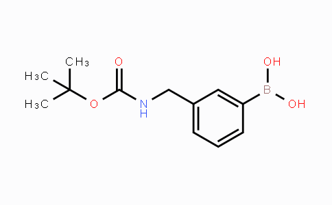 CAS No. 199609-62-6, 3-((tert-butoxycarbonylamino)methyl)phenylboronic acid