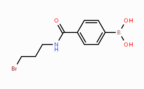 CAS No. 850567-41-8, 4-(3-bromopropylcarbamoyl)phenylboronic acid