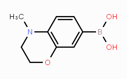 CAS No. 499769-86-7, 4-methyl-3,4-dihydro-2H-benzo[b][1,4]oxazin-7-ylboronic acid