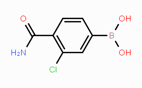 CAS No. 850589-52-5, 4-carbamoyl-3-chlorophenylboronic acid