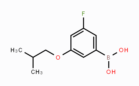 CAS No. 850589-57-0, 3-fluoro-5-isobutoxyphenylboronic acid