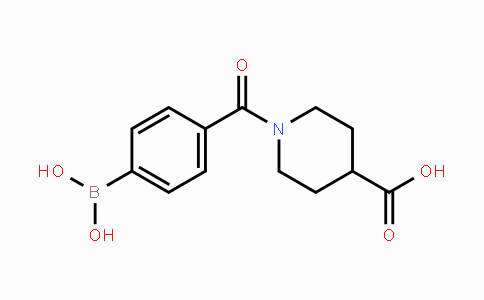 CAS No. 850593-02-1, 1-(4-boronobenzoyl)piperidine-4-carboxylic acid