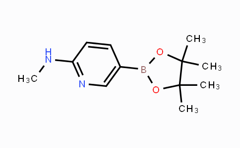 CAS No. 1005009-98-2, N-methyl-5-(4,4,5,5-tetramethyl-1,3,2-dioxaborolan-2-yl)pyridin-2-amine