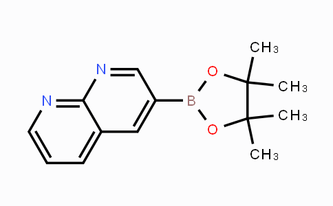 CAS No. 1036379-05-1, 3-(4,4,5,5-tetramethyl-1,3,2-dioxaborolan-2-yl)-1,8-naphthyridine
