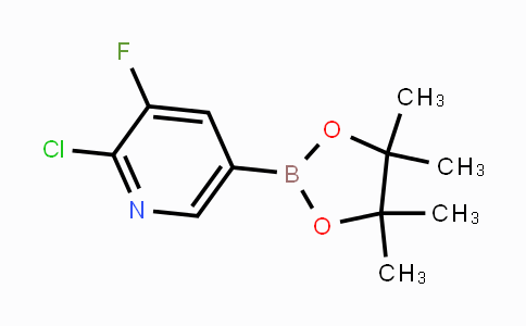 CAS No. 1073312-28-3, 2-chloro-3-fluoro-5-(4,4,5,5-tetramethyl-1,3,2-dioxaborolan-2-yl)pyridine