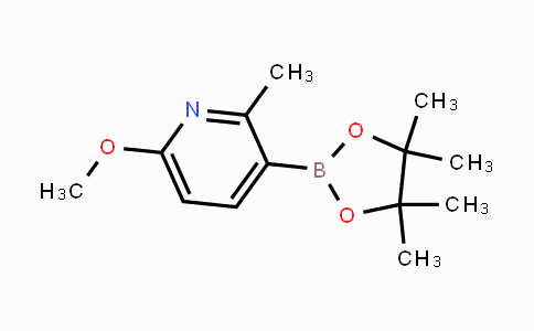 CAS No. 1080028-73-4, 6-methoxy-2-methyl-3-(4,4,5,5-tetramethyl-1,3,2-dioxaborolan-2-yl)pyridine