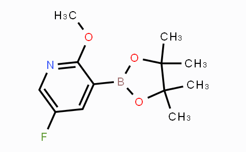 CAS No. 1083168-95-9, 5-fluoro-2-methoxy-3-(4,4,5,5-tetramethyl-1,3,2-dioxaborolan-2-yl)pyridine