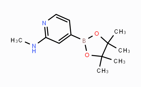 CAS No. 1350913-08-4, N-methyl-4-(4,4,5,5-tetramethyl-1,3,2-dioxaborolan-2-yl)pyridin-2-amine