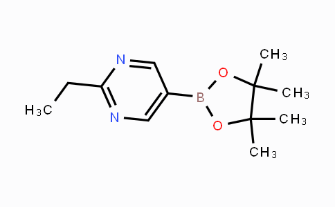 CAS No. 1235450-87-9, 2-ethyl-5-(4,4,5,5-tetramethyl-1,3,2-dioxaborolan-2-yl)pyrimidine