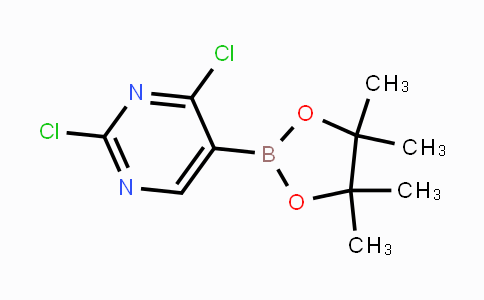 CAS No. 1073354-24-1, 2,4-dichloro-5-(4,4,5,5-tetramethyl-1,3,2-dioxaborolan-2-yl)pyrimidine