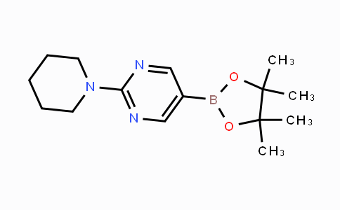 CAS No. 1015242-08-6, 2-(piperidin-1-yl)-5-(4,4,5,5-tetramethyl-1,3,2-dioxaborolan-2-yl)pyrimidine