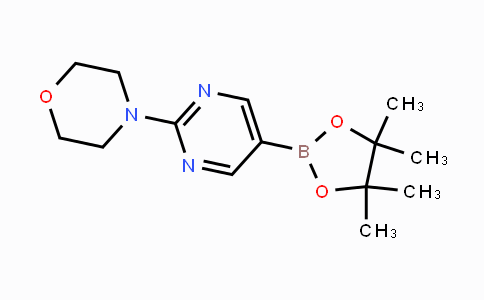CAS No. 957198-30-0, 4-(5-(4,4,5,5-tetramethyl-1,3,2-dioxaborolan-2-yl)pyrimidin-2-yl)morpholine