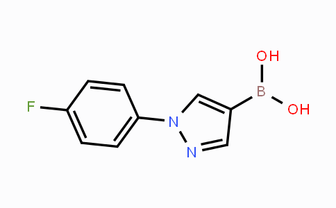 CAS No. 1072945-89-1, (1-(4-fluorophenyl)-1H-pyrazol-4-yl)boronic acid