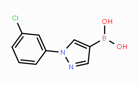 CAS No. 1072945-88-0, (1-(3-chlorophenyl)-1H-pyrazol-4-yl)boronic acid