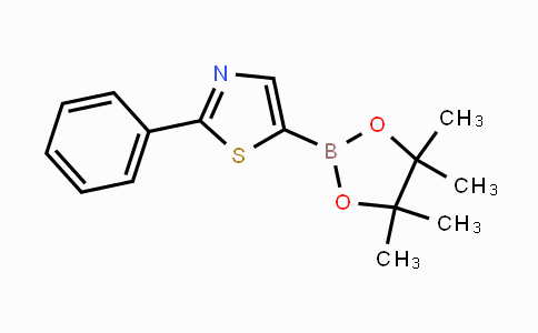 CAS No. 1225053-32-6, 2-phenyl-5-(4,4,5,5-tetramethyl-1,3,2-dioxaborolan-2-yl)thiazole