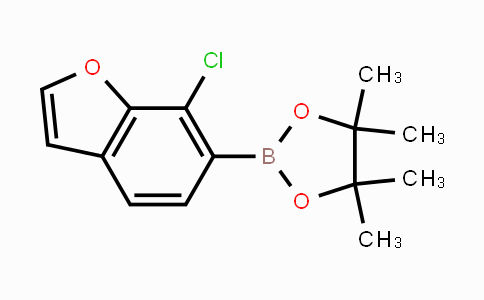 CAS No. 1154740-86-9, 2-(7-chlorobenzofuran-6-yl)-4,4,5,5-tetramethyl-1,3,2-dioxaborolane