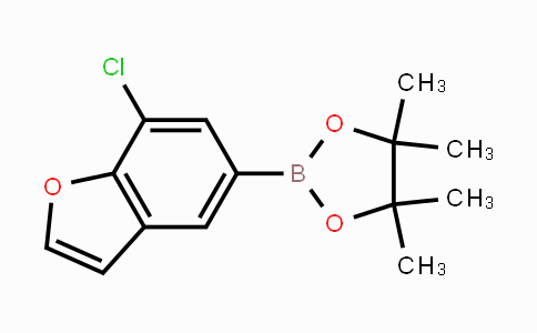CAS No. 1426321-08-5, 2-(7-chlorobenzofuran-5-yl)-4,4,5,5-tetramethyl-1,3,2-dioxaborolane