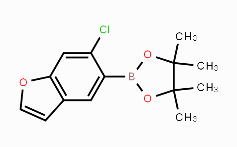 CAS No. 1154741-00-0, 2-(6-chlorobenzofuran-5-yl)-4,4,5,5-tetramethyl-1,3,2-dioxaborolane