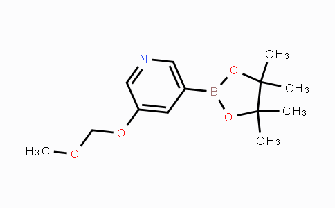 CAS No. 1062205-66-6, 3-(methoxymethoxy)-5-(4,4,5,5-tetramethyl-1,3,2-dioxaborolan-2-yl)pyridine