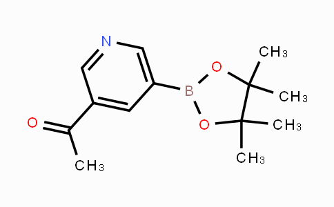 CAS No. 1103862-13-0, 1-(5-(4,4,5,5-tetramethyl-1,3,2-dioxaborolan-2-yl)pyridin-3-yl)ethanone