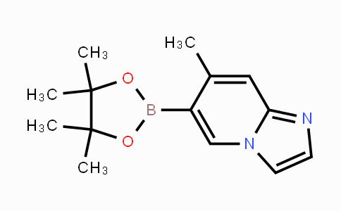 CAS No. 1374263-89-4, 7-methyl-6-(4,4,5,5-tetramethyl-1,3,2-dioxaborolan-2-yl)imidazo[1,2-a]pyridine