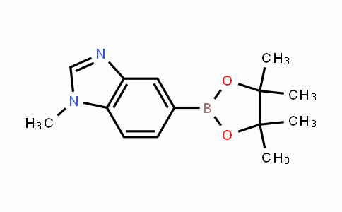 CAS No. 1107627-02-0, 1-methyl-5-(4,4,5,5-tetramethyl-1,3,2-dioxaborolan-2-yl)-1H-benzo[d]imidazole