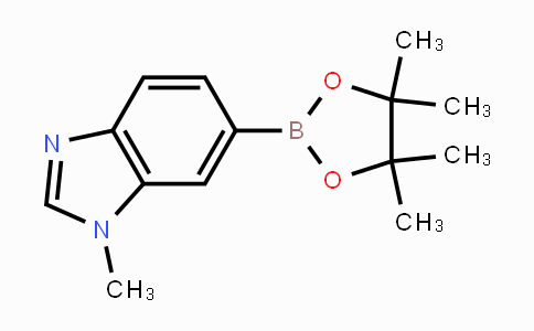 CAS No. 1107627-01-9, 1-methyl-6-(4,4,5,5-tetramethyl-1,3,2-dioxaborolan-2-yl)-1H-benzo[d]imidazole