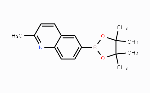 CAS No. 1022090-86-3, 2-methyl-6-(4,4,5,5-tetramethyl-1,3,2-dioxaborolan-2-yl)quinoline