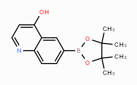 CAS No. 1201844-89-4, 6-(4,4,5,5-tetramethyl-1,3,2-dioxaborolan-2-yl)quinolin-4-ol