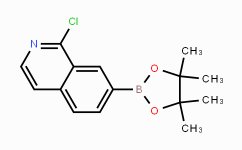 CAS No. 1313761-15-7, 1-chloro-7-(4,4,5,5-tetramethyl-1,3,2-dioxaborolan-2-yl)isoquinoline