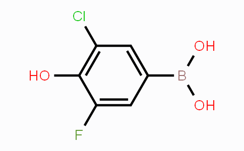CAS No. 1003298-72-3, (3-chloro-5-fluoro-4-hydroxyphenyl)boronic acid