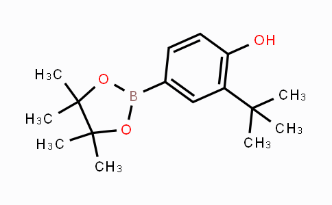 CAS No. 1188335-77-4, 2-(tert-butyl)-4-(4,4,5,5-tetramethyl-1,3,2-dioxaborolan-2-yl)phenol