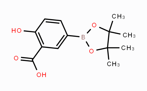 CAS No. 1009303-78-9, 2-hydroxy-5-(4,4,5,5-tetramethyl-1,3,2-dioxaborolan-2-yl)benzoic acid