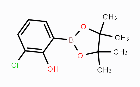 CAS No. 1605331-70-1, 2-chloro-6-(4,4,5,5-tetramethyl-1,3,2-dioxaborolan-2-yl)phenol