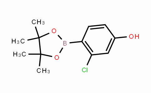 CAS No. 1029439-70-0, 3-chloro-4-(4,4,5,5-tetramethyl-1,3,2-dioxaborolan-2-yl)phenol