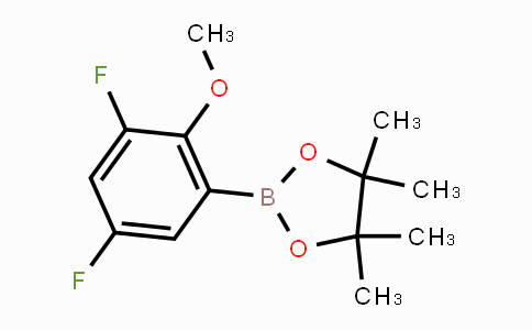 CAS No. 1073354-50-3, 2-(3,5-difluoro-2-methoxyphenyl)-4,4,5,5-tetramethyl-1,3,2-dioxaborolane
