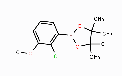 CAS No. 1151564-03-2, 2-(2-chloro-3-methoxyphenyl)-4,4,5,5-tetramethyl-1,3,2-dioxaborolane