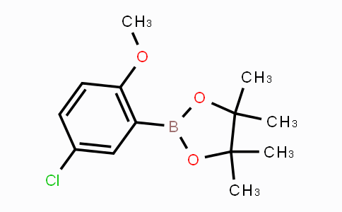 CAS No. 635305-45-2, 2-(5-chloro-2-methoxyphenyl)-4,4,5,5-tetramethyl-1,3,2-dioxaborolane