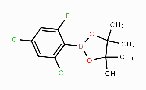 CAS No. 1192002-89-3, 2-(2,4-dichloro-6-fluorophenyl)-4,4,5,5-tetramethyl-1,3,2-dioxaborolane