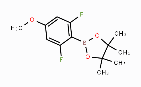 CAS No. 1111096-19-5, 2-(2,6-difluoro-4-methoxyphenyl)-4,4,5,5-tetramethyl-1,3,2-dioxaborolane