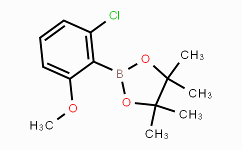 CAS No. 1061367-22-3, 2-(2-chloro-6-methoxyphenyl)-4,4,5,5-tetramethyl-1,3,2-dioxaborolane