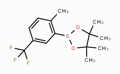 CAS No. 1030832-71-3, 4,4,5,5-tetramethyl-2-(2-methyl-5-(trifluoromethyl)phenyl)-1,3,2-dioxaborolane