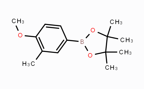 CAS No. 214360-63-1, 2-(4-methoxy-3-methylphenyl)-4,4,5,5-tetramethyl-1,3,2-dioxaborolane