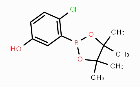 CAS No. 948592-54-9, 4-chloro-3-(4,4,5,5-tetramethyl-1,3,2-dioxaborolan-2-yl)phenol