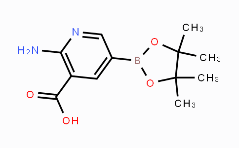 CAS No. 1239060-03-7, 2-amino-5-(4,4,5,5-tetramethyl-1,3,2-dioxaborolan-2-yl)nicotinic acid