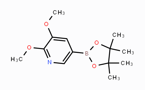 CAS No. 1083168-92-6, 2,3-dimethoxy-5-(4,4,5,5-tetramethyl-1,3,2-dioxaborolan-2-yl)pyridine