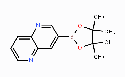 CAS No. 1356165-79-1, 3-(4,4,5,5-tetramethyl-1,3,2-dioxaborolan-2-yl)-1,5-naphthyridine