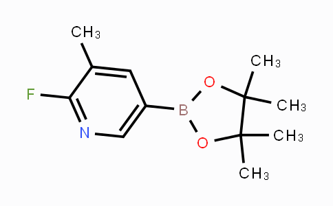 CAS No. 1150561-71-9, 2-fluoro-3-methyl-5-(4,4,5,5-tetramethyl-1,3,2-dioxaborolan-2-yl)pyridine