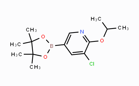 CAS No. 1344997-94-9, 3-chloro-2-isopropoxy-5-(4,4,5,5-tetramethyl-1,3,2-dioxaborolan-2-yl)pyridine