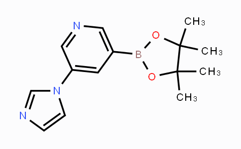 1201644-45-2 | 3-(1H-imidazol-1-yl)-5-(4,4,5,5-tetramethyl-1,3,2-dioxaborolan-2-yl)pyridine
